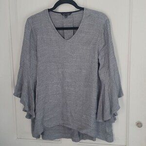 John Mark Grey Vneck Top